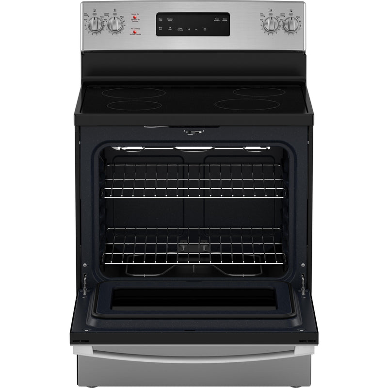 GE 30-inch Freestanding Electric Range with Self-Clean JCB630SVSS - 180043 IMAGE 4