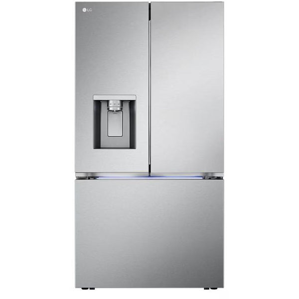 LG 36-inch, 26 cu. ft. Counter-Depth French 3-Door Refrigerator with Four Types of Ice LRYXC2606S IMAGE 1