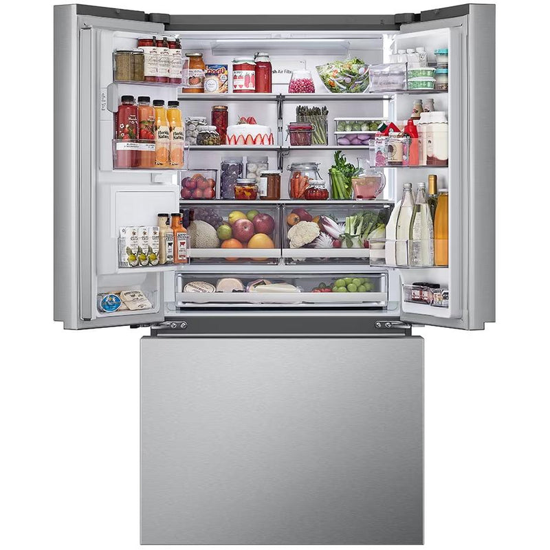 LG 36-inch, 26 cu. ft. Counter-Depth French 3-Door Refrigerator with Four Types of Ice LRYXC2606S IMAGE 2