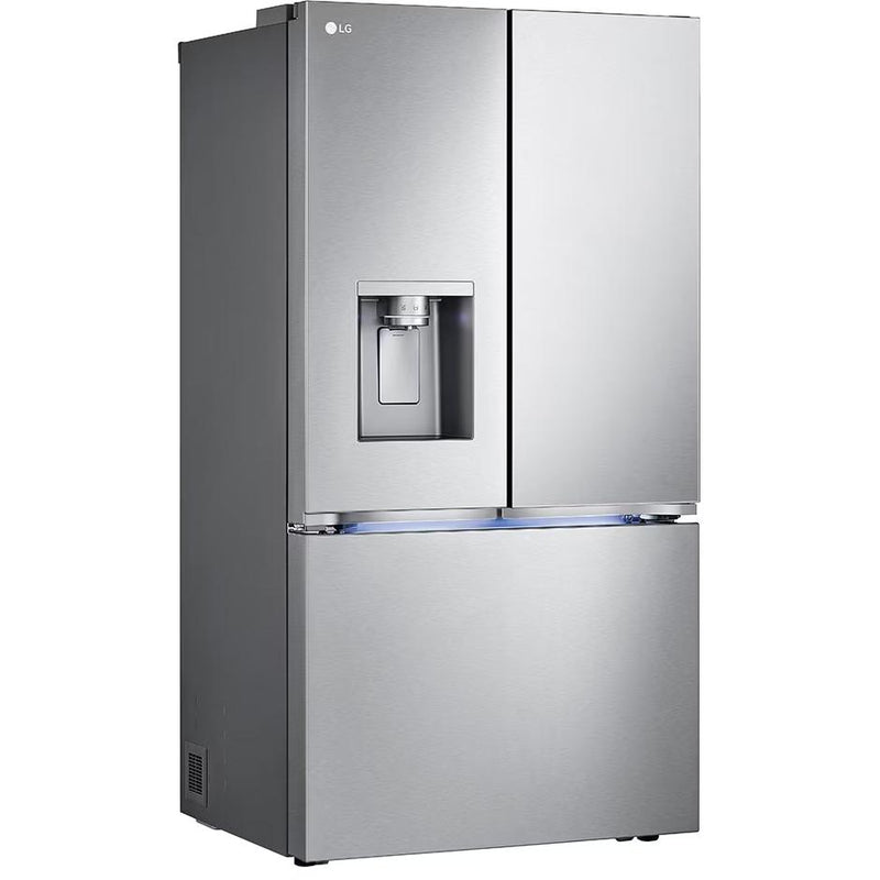 LG 36-inch, 26 cu. ft. Counter-Depth French 3-Door Refrigerator with Four Types of Ice LRYXC2606S IMAGE 3