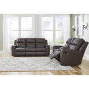 Signature Design by Ashley Lavenhorne 6330689C Reclining Sofa with Drop Down Table IMAGE 14