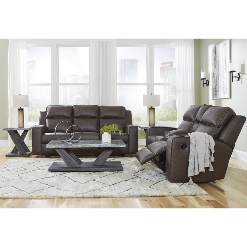 Signature Design by Ashley Lavenhorne 6330689C Reclining Sofa with Drop Down Table IMAGE 15