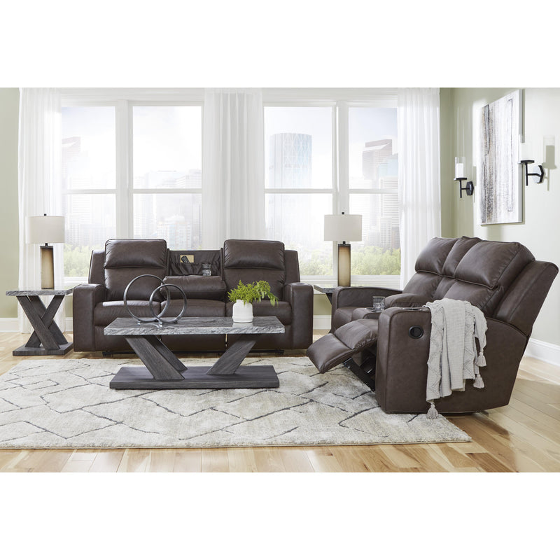 Signature Design by Ashley Lavenhorne 6330689C Reclining Sofa with Drop Down Table IMAGE 19