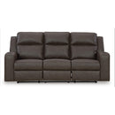 Signature Design by Ashley Lavenhorne 6330689C Reclining Sofa with Drop Down Table IMAGE 3