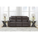 Signature Design by Ashley Lavenhorne 6330689C Reclining Sofa with Drop Down Table IMAGE 6