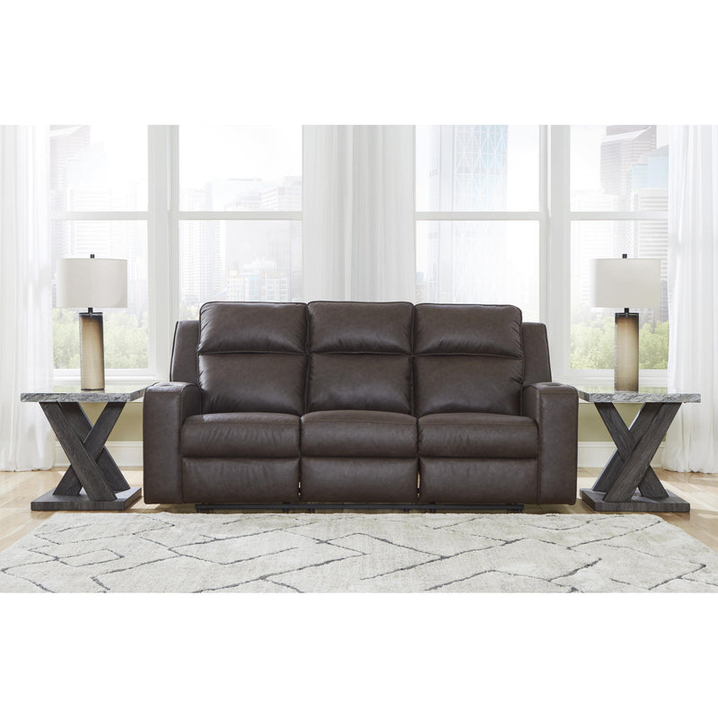 Signature Design by Ashley Lavenhorne 6330689C Reclining Sofa with Drop Down Table IMAGE 6