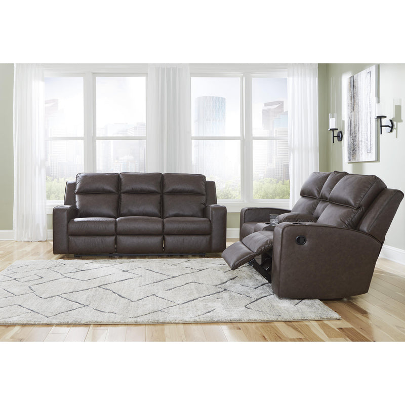 Signature Design by Ashley Lavenhorne 6330694C Double Reclining Loveseat with Console IMAGE 8