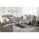 Signature Design by Ashley Lavenhorne 6330789C Reclining Sofa with Drop Down Table IMAGE 13