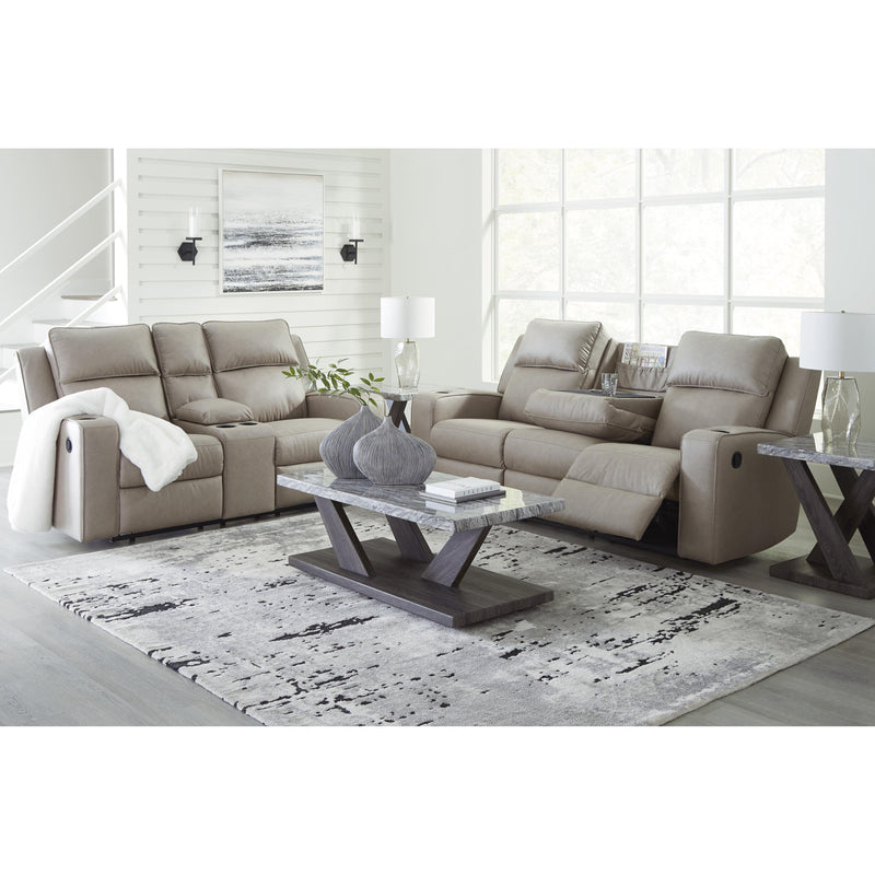 Signature Design by Ashley Lavenhorne 6330789C Reclining Sofa with Drop Down Table IMAGE 14