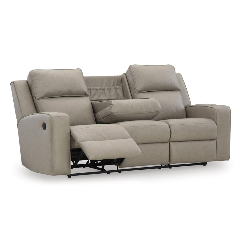 Signature Design by Ashley Lavenhorne 6330789C Reclining Sofa with Drop Down Table IMAGE 2