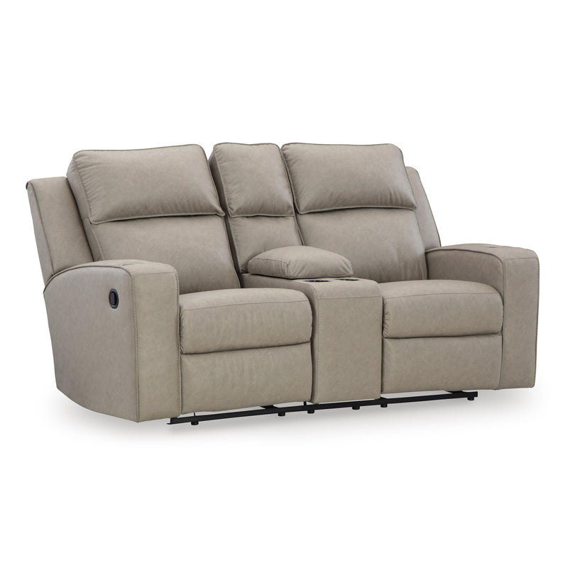 Signature Design by Ashley Lavenhorne 6330794C Double Reclining Loveseat with Console IMAGE 1