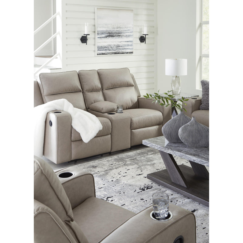 Signature Design by Ashley Lavenhorne 6330794C Double Reclining Loveseat with Console IMAGE 8