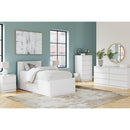 Signature Design by Ashley Onita EB9630B10 Twin Panel Platform Bed with 1 Side Storage IMAGE 10