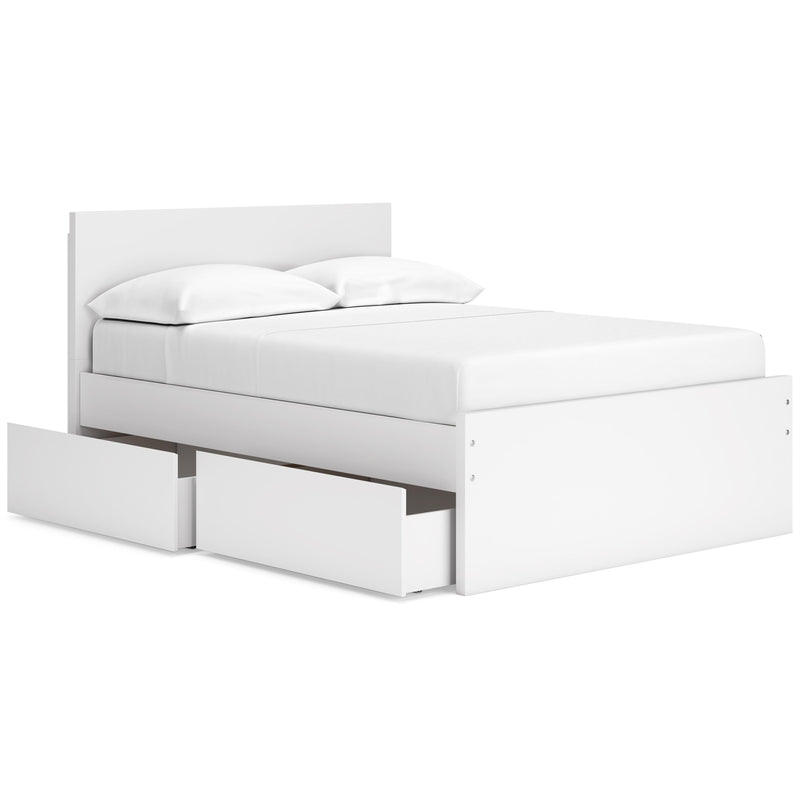 Signature Design by Ashley Onita EB9630B11 Full Panel Platform Bed with 1 Side Storage IMAGE 2