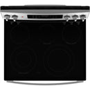 GE 30-inch Freestanding Electric Range with True European Convection Technology JCB840STSS - 182969 IMAGE 4
