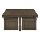 Signature Design by Ashley Boardernest T738-20 Cocktail Table with 4 Stools IMAGE 3
