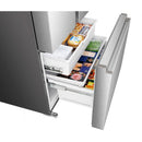  Hisense 36-inch, 22.4 cu. ft. Counter-Depth French 3-Door Refrigerator with Water Dispensing System RF225C3CSEI IMAGE 7