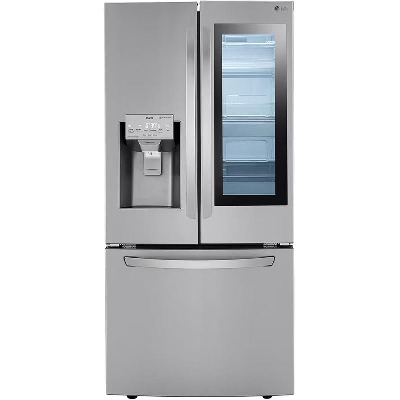 LG 33-inch, 24.4 cu. ft. French 3-Door Refrigerator with Slim SpacePlus™ Ice System LRFVS2503S - 181267 IMAGE 3
