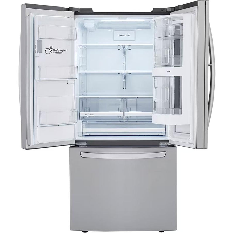 LG 33-inch, 24.4 cu. ft. French 3-Door Refrigerator with Slim SpacePlus™ Ice System LRFVS2503S - 181267 IMAGE 4
