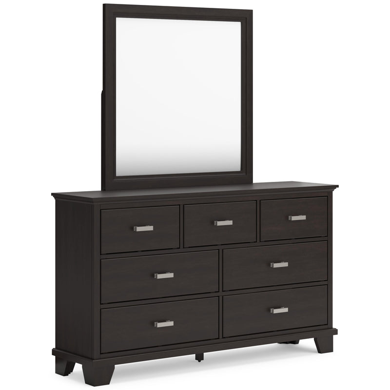 Signature Design by Ashley Covetown B441B1 Dresser and Mirror IMAGE 1