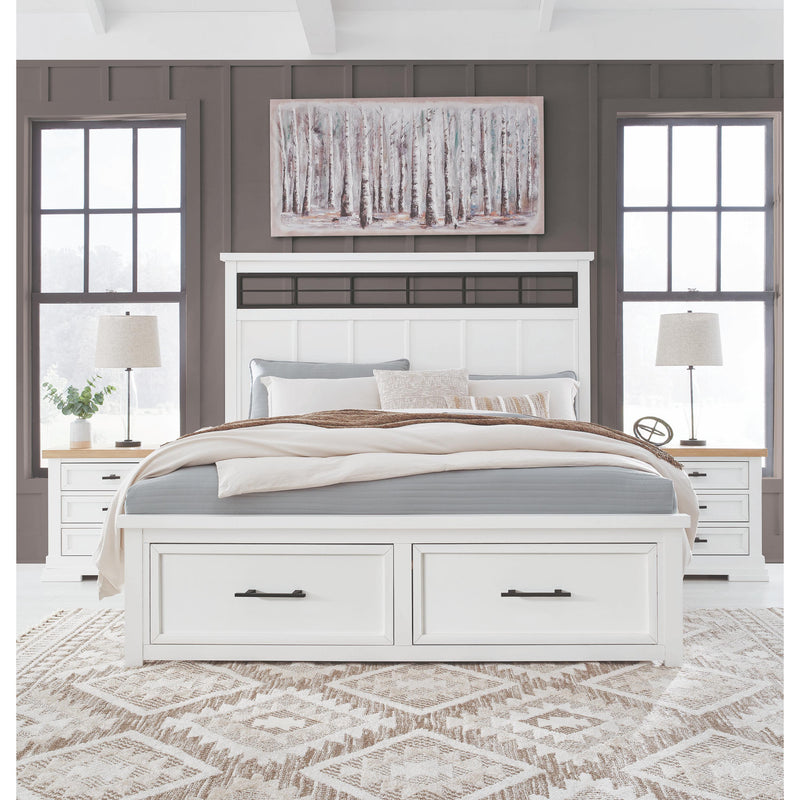 Benchcraft Ashbryn B844B2 Queen Panel Storage Bed IMAGE 11