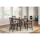  Signature Design by Ashley Gesthaven D396-223 Dining Room Counter Table Set IMAGE 3