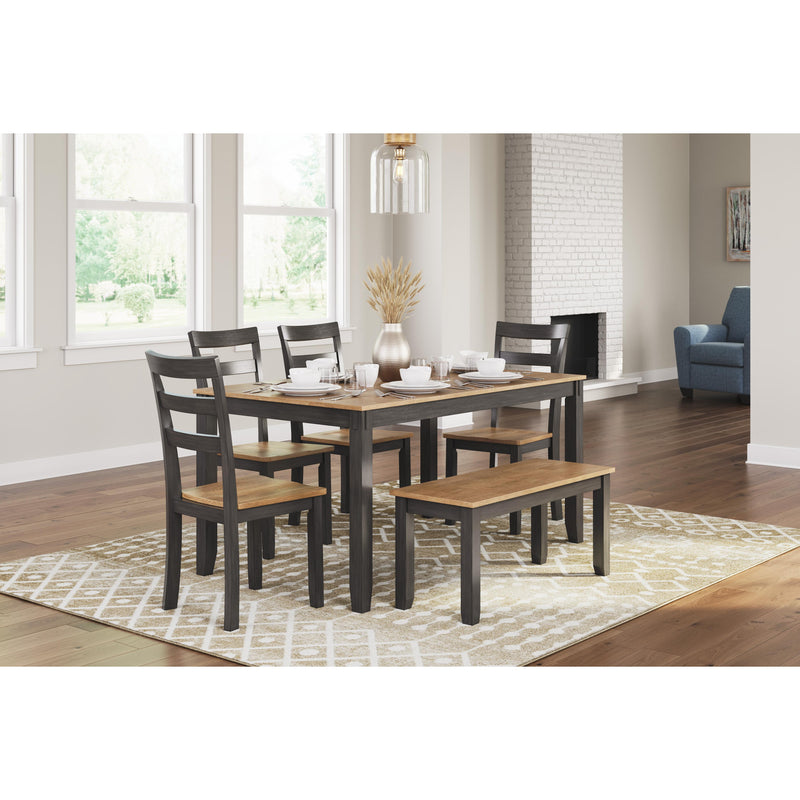 Signature Design by Ashley Gesthaven 6 pc Dinette ASY0484 IMAGE 3