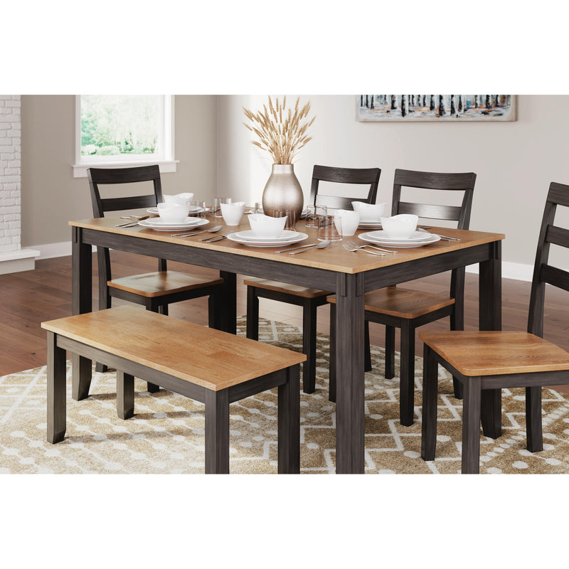 Signature Design by Ashley Gesthaven 6 pc Dinette ASY0484 IMAGE 4