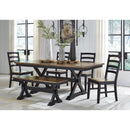 Signature Design by Ashley Wildenauer Dining Table with Trestle Base 182328 IMAGE 11