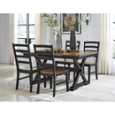Signature Design by Ashley Wildenauer Dining Table with Trestle Base 182328 IMAGE 12