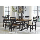 Signature Design by Ashley Wildenauer Dining Table with Trestle Base 182328 IMAGE 13