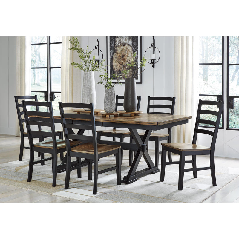 Signature Design by Ashley Wildenauer Dining Table with Trestle Base 182328 IMAGE 13
