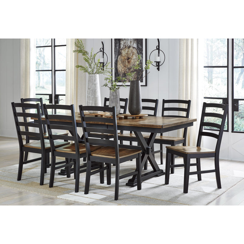 Signature Design by Ashley Wildenauer Dining Table with Trestle Base 182328 IMAGE 14