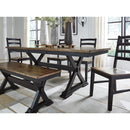 Signature Design by Ashley Wildenauer Dining Table with Trestle Base 182328 IMAGE 15