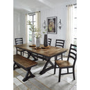Signature Design by Ashley Wildenauer Dining Table with Trestle Base 182328 IMAGE 16