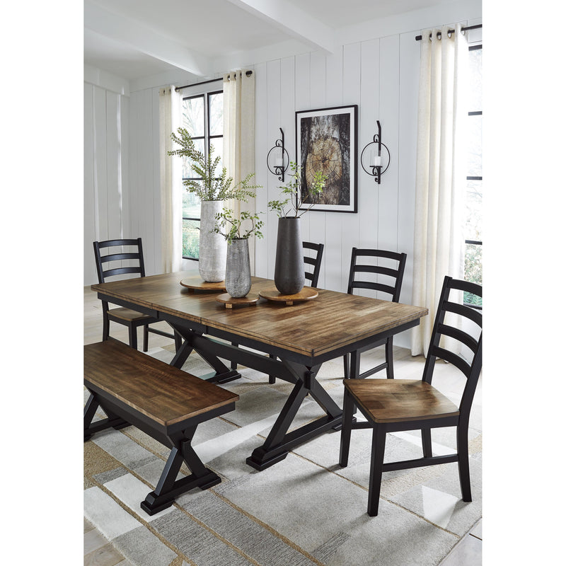 Signature Design by Ashley Wildenauer Dining Table with Trestle Base 182328 IMAGE 16
