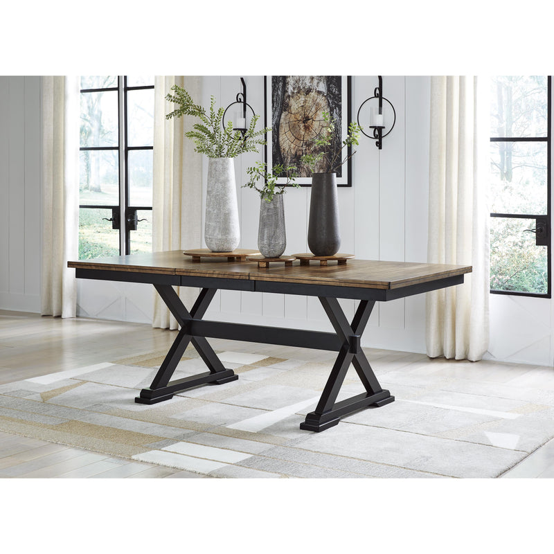 Signature Design by Ashley Wildenauer Dining Table D634-35 IMAGE 5