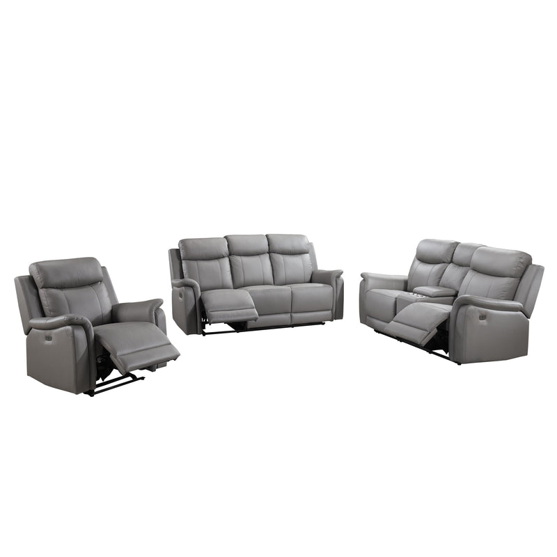 Mazin Furniture Cyrus Power Reclining Leather Match Sofa 180760 IMAGE 4