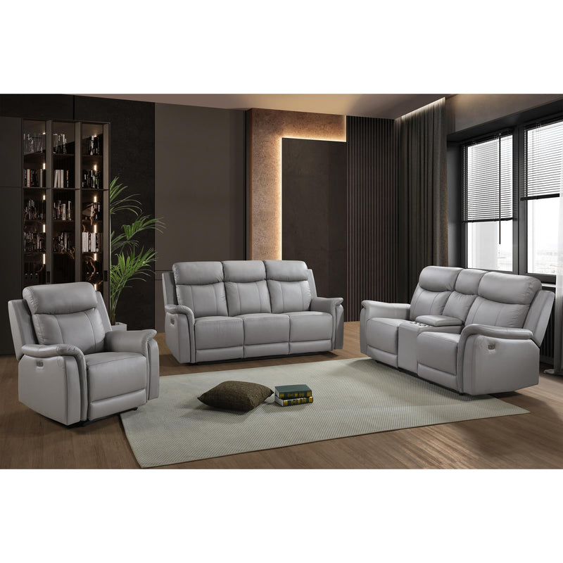 Mazin Furniture Cyrus Power Reclining Leather Match Sofa 180760 IMAGE 5
