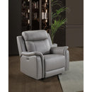 Mazin Furniture Cyrus Power Glider Leather Match Recliner 180758 IMAGE 5