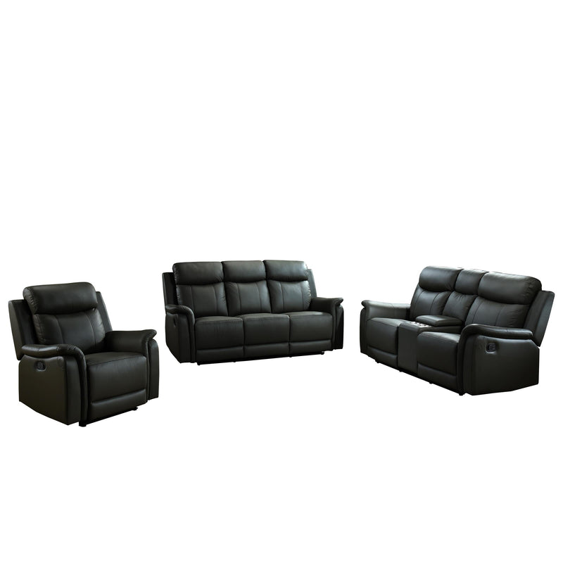 Mazin Furniture Cyrus Reclining Leather Match Sofa 181711 IMAGE 3