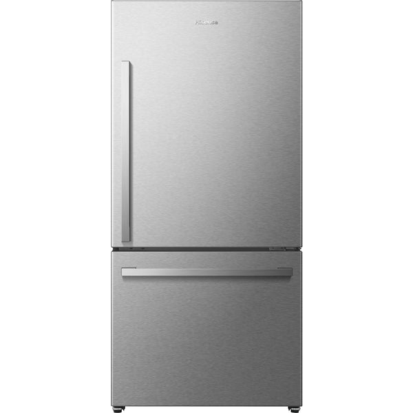 Hisense 32-inch 22.3 cu. ft. Counter-Depth Bottom Freezer Refrigerator with LED Lighting RB22A2FSE - 180928 IMAGE 1