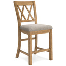  Signature Design by Ashley Havonplane D773-124 Upholstered Barstool IMAGE 1