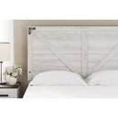  Signature Design by Ashley Shawburn EB4121-157 Queen Crossbuck Panel Headboard IMAGE 3