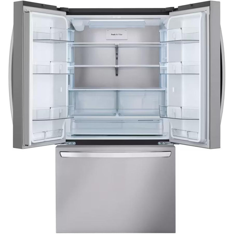 LG 36-inch, 31.7 cu. ft. Freestanding French 3-Door Refrigerator with Door Cooling+ LRFLS3206S IMAGE 4