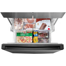 Midea 18.4 cu. ft. Counter-Depth French 3-Door Refrigerator MRF18B4AST - 181339 IMAGE 3