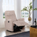 Cheers Manwah Glider Recliner in Fabric - Cocoa 180495 IMAGE 2
