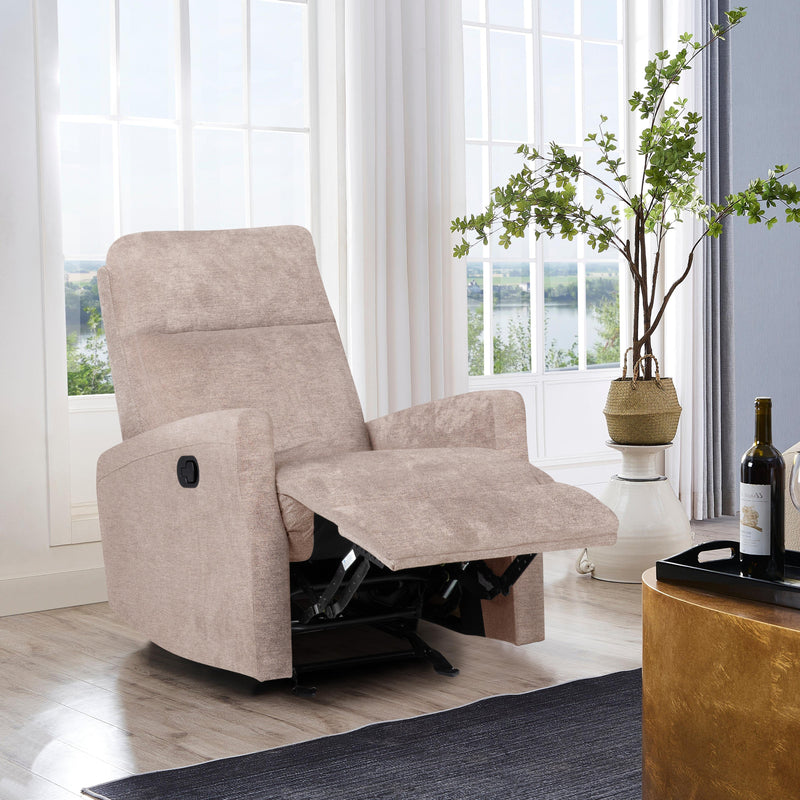 Cheers Manwah Glider Recliner in Fabric - Cocoa 180495 IMAGE 2