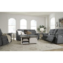  Signature Design by Ashley Barnsana Power Reclining Fabric Loveseat with Console 181476 IMAGE 10