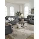  Signature Design by Ashley Barnsana Power Reclining Fabric Loveseat with Console 181476 IMAGE 11
